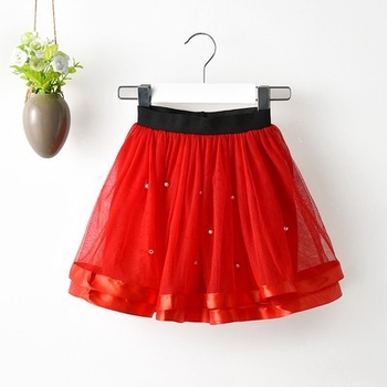 Детска мрежеста пола, принцес стил, ежедневна визия, за деца 1–3 години