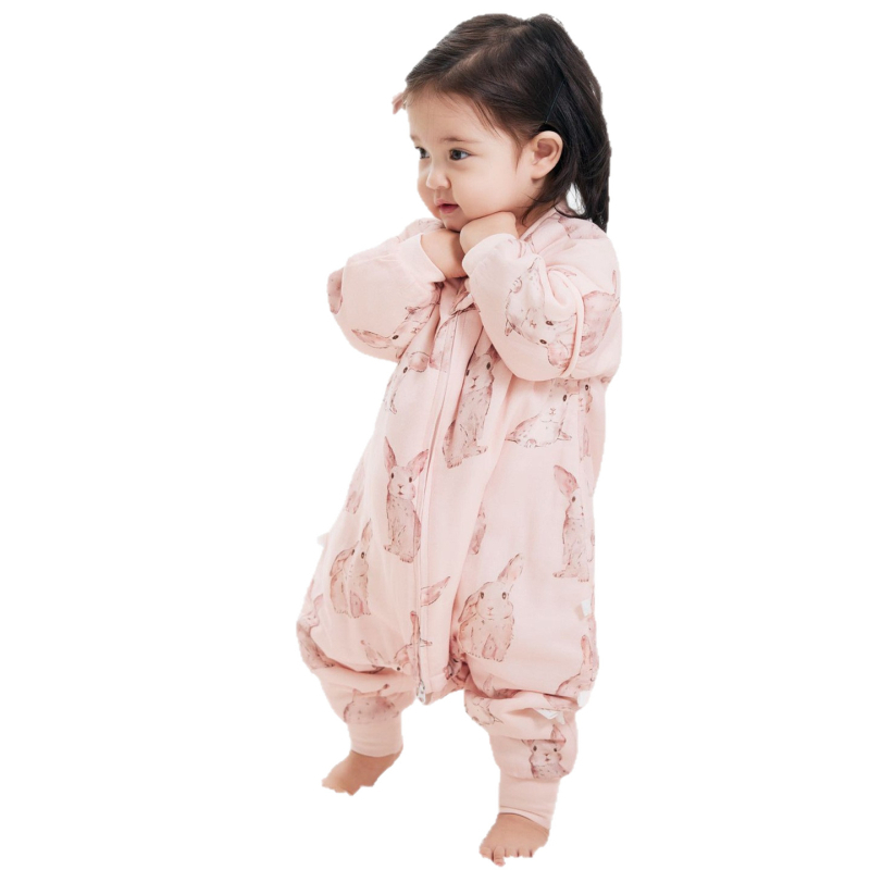 Υπνόσακος βρέφους για όλες τις εποχές, εξωτερικό ύφασμα από μπαμπού, γέμισμα από μετάξι μουριάς, κουβέρτα κατά κλωτσήματος