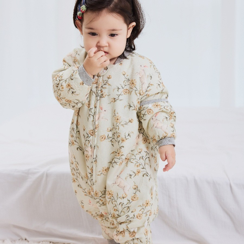 Υπνόσακος βρέφους για όλες τις εποχές, εξωτερικό ύφασμα από μπαμπού, γέμισμα από μετάξι μουριάς, κουβέρτα κατά κλωτσήματος