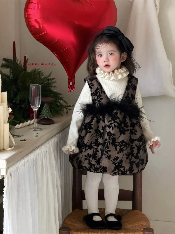 Soomore детска пола за момичета, памучна А-линия, 50% памук, меко обработена тъкан, за възраст 1–3 години, есенно-зимна 2025