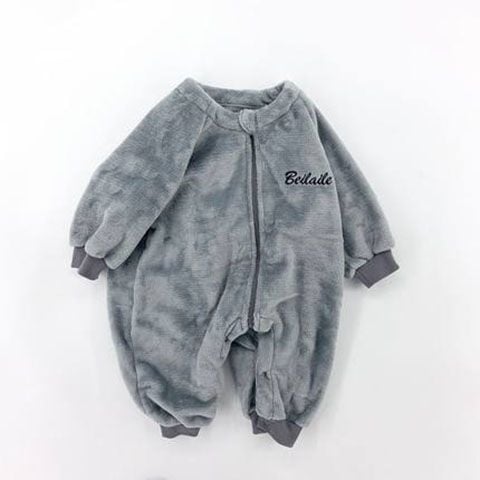 Детски цял гащеризон за спане от Corduroy, дебел зимен модел, за новородени до 1 година, безопасност клас B, издаден пролет 2025