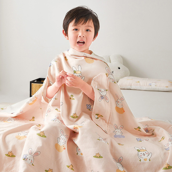 Παιδικός υπνόσακος/κουβέρτα κατά των κλωτσιών από γάζα 100% βαμβάκι, βάρος 0.55-1.0 кг, πλήρωσης ίνες