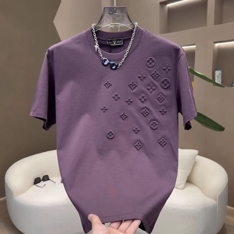 Muška ljetna T-shirt s kratkim rukavima, okrugli izrez, široki kroj, lan, antibakterijska tkanina