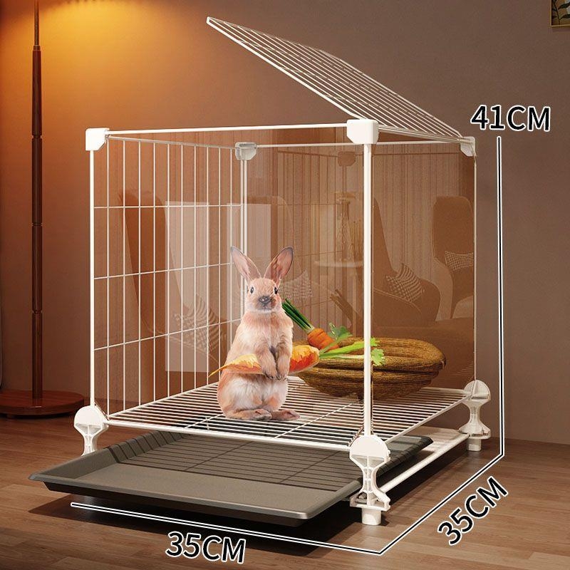 Пластмасова клетка за зайци с тоалетна, cwlong-262, внесена, вътрешна употреба, гнездо за домашни любимци