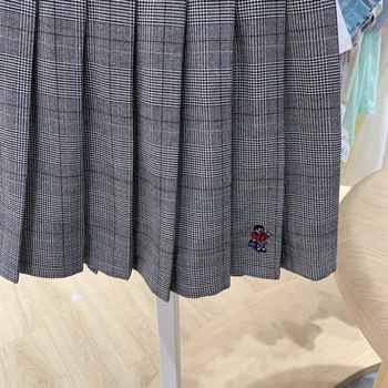 Fustă plisată pentru fete, stil coreean, poliester, pentru 3–8 ani, primăvară și toamnă