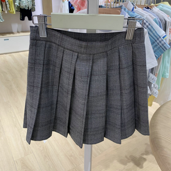 Fustă plisată pentru fete, stil coreean, poliester, pentru 3–8 ani, primăvară și toamnă