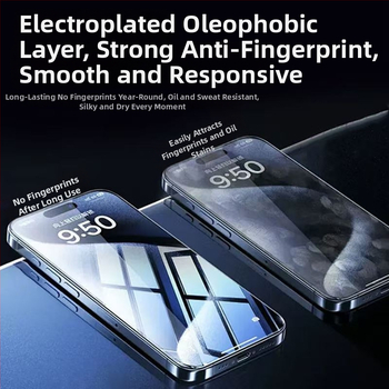 Membrane force protecție ecran din sticlă securizată — HD, rezistent la impact, ecran complet — pentru iPhone 12, 12 Pro, 13, 14