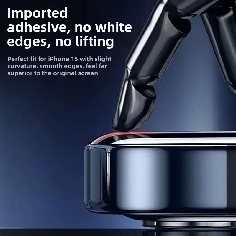 Membrane force protecție ecran din sticlă securizată — HD, rezistent la impact, ecran complet — pentru iPhone 12, 12 Pro, 13, 14