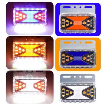 Lumină de poziție LED pentru camion/trailer 24V – impermeabilă, iluminare puternică, Edge Light, Flow Guide