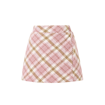 Fustă pentru fetițe, A-line, material din amestec de fibre, 90% poliester, căptușeală 91–99% poliester, pentru copii 3–8 ani