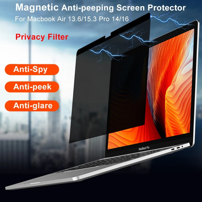 Film magnetic de protecție a confidențialității pentru seria Apple Notebook, protecție împotriva luminii albastre, materiale importate din Germania