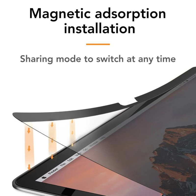 Film magnetic de protecție a confidențialității pentru seria Apple Notebook, protecție împotriva luminii albastre, materiale importate din Germania