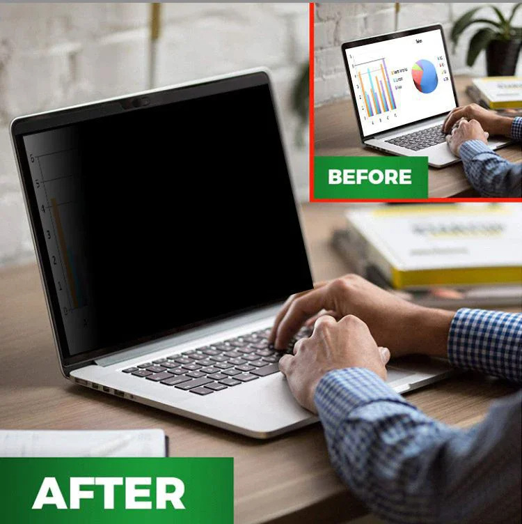 Protecție pentru ecran MacBook Pro/Air cu intimitate magnetică — Yicheng, film magnetic importat, prelucrare mecanică, desene personalizate