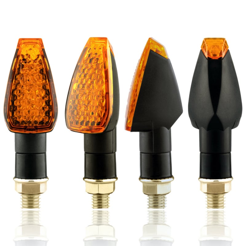 Semnalizatoare pentru motocicletă, 14 LED, 12V, ABS, model MK-235, durată de viață 50.000 h