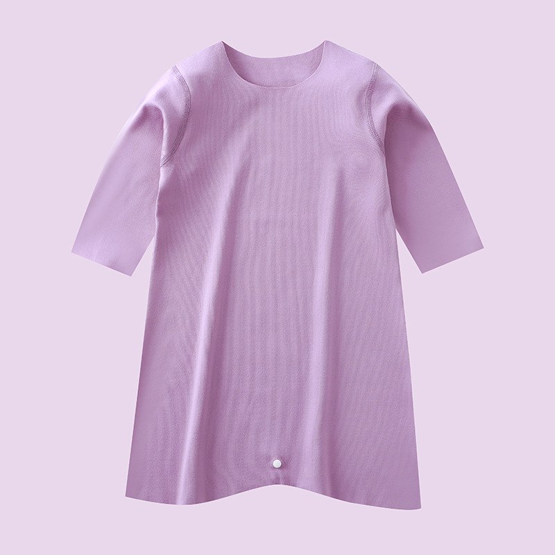 Детска пижама за спане, едно парче с дълги ръкави, топла домашна дреха; полиестер 95%, нормална дебелина, за деца 1–3 години (пролет/есен)