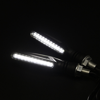 KAWAZONO Lumină LED semnalizare pentru motocicletă, 12V, ABS, Model 0116, universal pentru motociclete și vehicule electrice