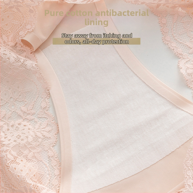 Γυναικείες εσώρουχα από δαντέλα με φλοράλ μοτίβο, κύριο ύφασμα νάιλον, επένδυση καβάλου από βαμβάκι, πλεκτή κατασκευή, ανυψωτικό αποτέλεσμα, διαπνοή και γρήγορο στέγνωμα