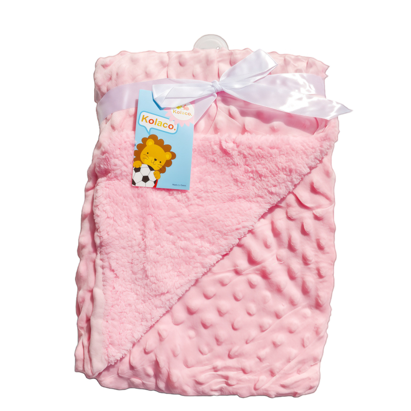 Dječja pliš deka od coral fleece, 300 g, jednobojna, za sve sezone, prilagodljiva