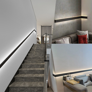 Επιτοίχιος λαμπτήρας LED για σκάλα και διάδρομο – διακοσμητικό φως γωνίας με LED ταινία, 111–240V