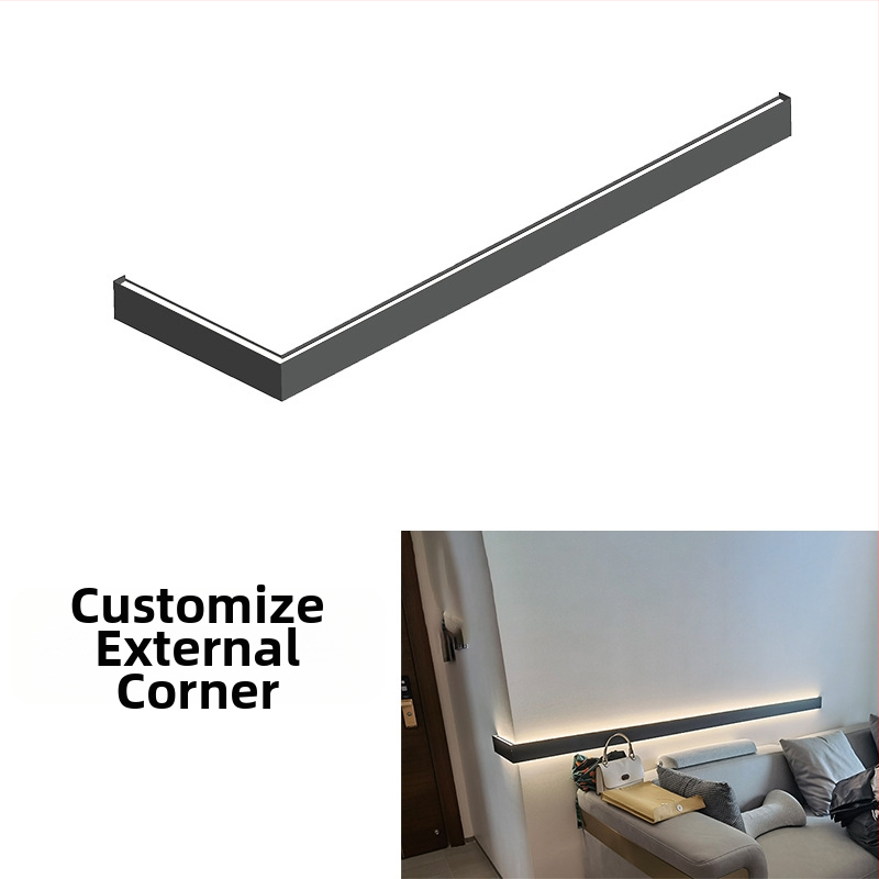 Επιτοίχιος λαμπτήρας LED για σκάλα και διάδρομο – διακοσμητικό φως γωνίας με LED ταινία, 111–240V