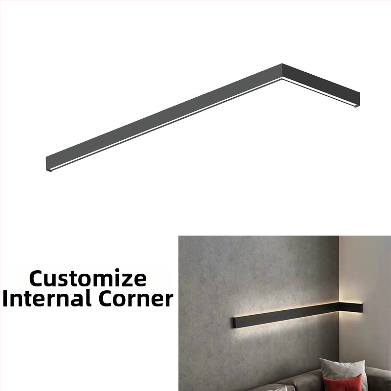 Επιτοίχιος λαμπτήρας LED για σκάλα και διάδρομο – διακοσμητικό φως γωνίας με LED ταινία, 111–240V