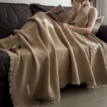 Βαμβακερό γάζα καλοκαιρινό παπλωματάκι; μονόχρωμο σχέδιο; άνοιξη- φθινόπωρο; βάρος 120; συρρίκνωση 5%