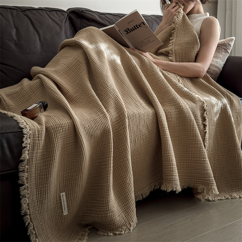 Βαμβακερό γάζα καλοκαιρινό παπλωματάκι; μονόχρωμο σχέδιο; άνοιξη- φθινόπωρο; βάρος 120; συρρίκνωση 5%