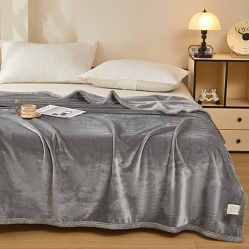 Poliester Coral Fleece deka – Debela za uredsku dremku i prekrivanje kauča, 500–800 g, za sve godišnje doba, moderni minimalistički stil, prilagodljivo