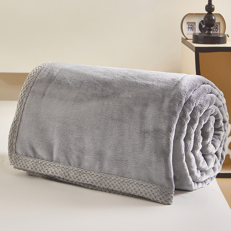 Poliester Coral Fleece deka – Debela za uredsku dremku i prekrivanje kauča, 500–800 g, za sve godišnje doba, moderni minimalistički stil, prilagodljivo