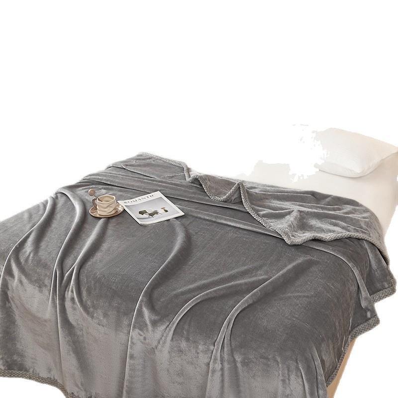 Poliester Coral Fleece deka – Debela za uredsku dremku i prekrivanje kauča, 500–800 g, za sve godišnje doba, moderni minimalistički stil, prilagodljivo