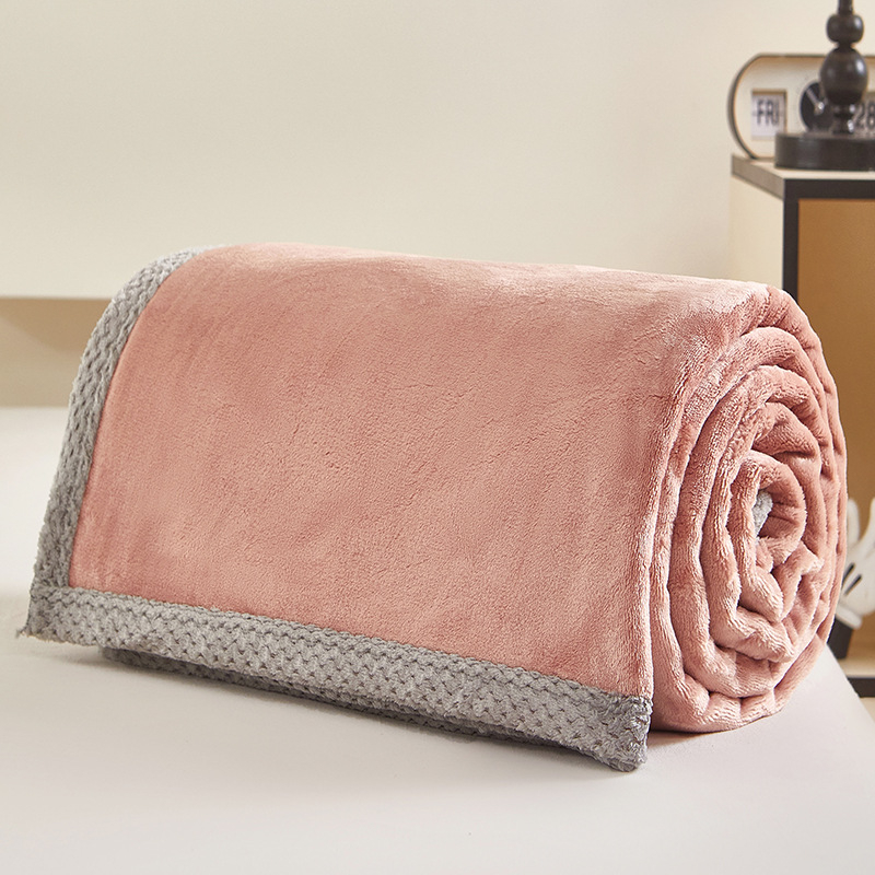 Poliester Coral Fleece deka – Debela za uredsku dremku i prekrivanje kauča, 500–800 g, za sve godišnje doba, moderni minimalistički stil, prilagodljivo