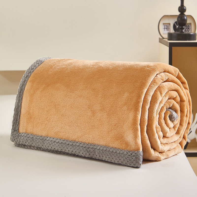 Poliester Coral Fleece deka – Debela za uredsku dremku i prekrivanje kauča, 500–800 g, za sve godišnje doba, moderni minimalistički stil, prilagodljivo