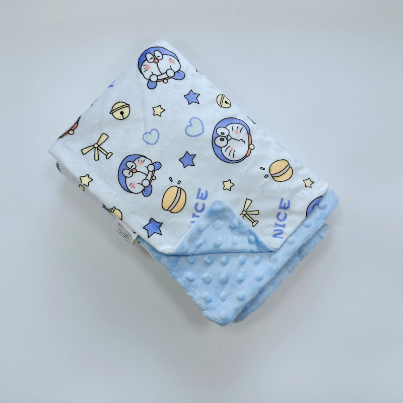 Beanie κουβέρτα με οπή προσώπου, βρεφική κουβέρτα για ύπνο, σχέδιο κινουμένων σχεδίων, κρυστάλλινο βελούρο, 300–500 g, κατάλληλο για όλο τον χρόνο