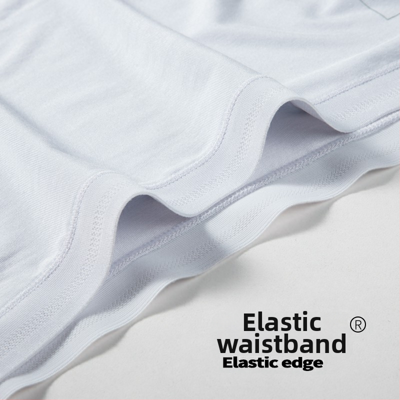 Chiloți femei fără cusături antibacteriali din Modal, căptușeală Mulberry Silk, talie medie, 80-Count, pentru toate sezoanele