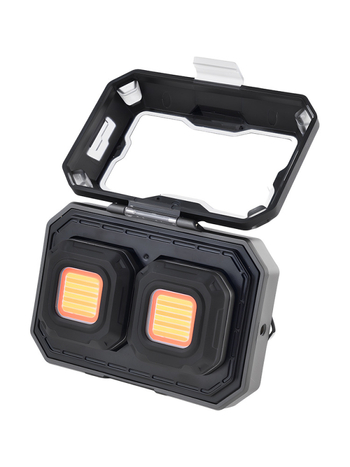 LED φανάρι κατασκήνωσης με διαμορφωμένες μονάδες και διπλό λαμπτήρα, επαναφορτιζόμενο εφεδρικό φως