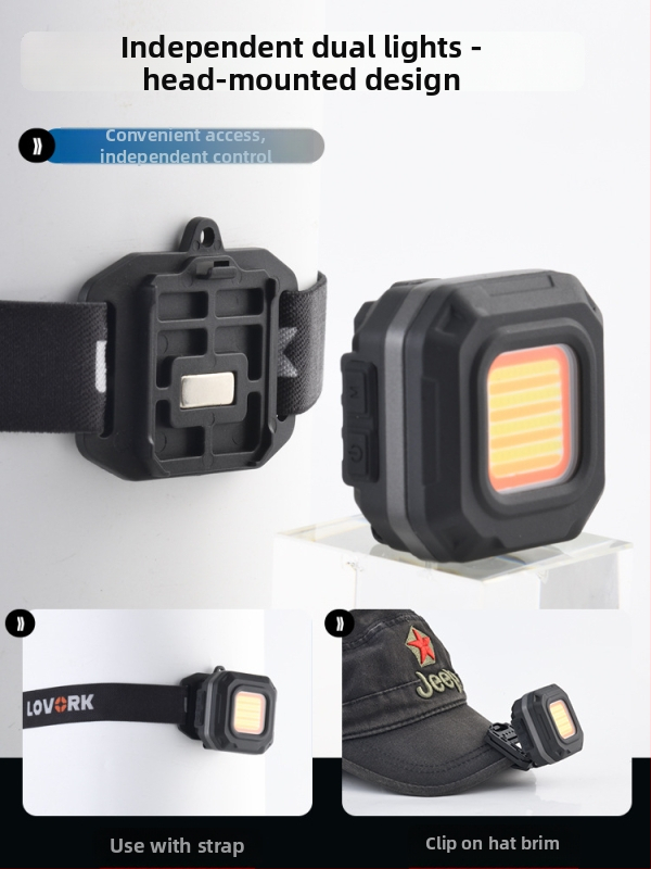 Modulárna LED kempingová lampa so dvojitým svetlom a dobíjateľným núdzovým svetlom