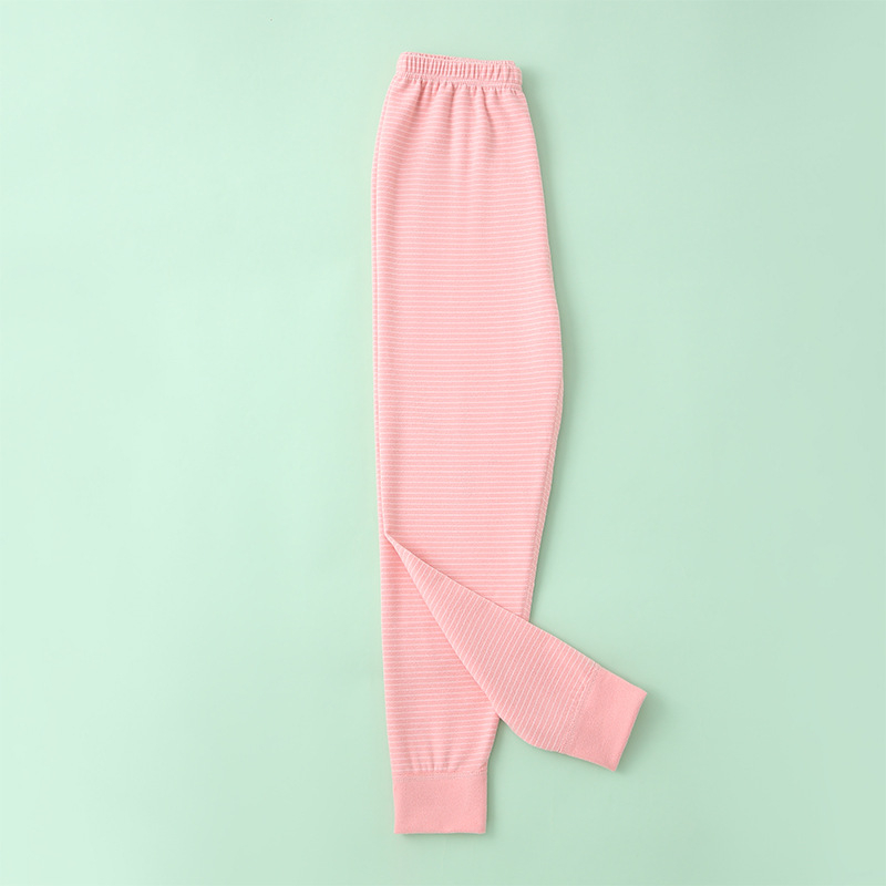 Dječje prugaste dvostruko četkane termalne hlače, srednjeg struka, za jesen i zimu, unisex, uzrast 3–8 godina