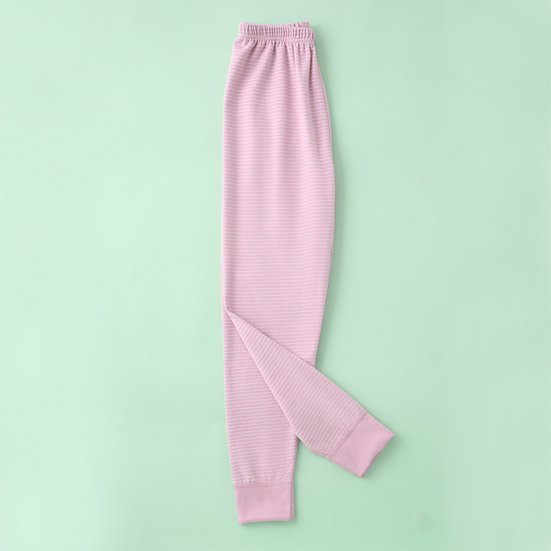 Dječje prugaste dvostruko četkane termalne hlače, srednjeg struka, za jesen i zimu, unisex, uzrast 3–8 godina