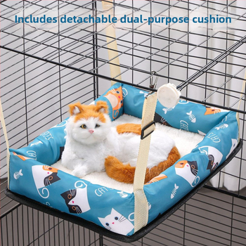 Γάτα κρεμαστό χαμάκ-φωλιά από ύφασμα – μάρκα Ruyi bear, κατάλληλο για γάτες, φωλιά κατοικίδιων