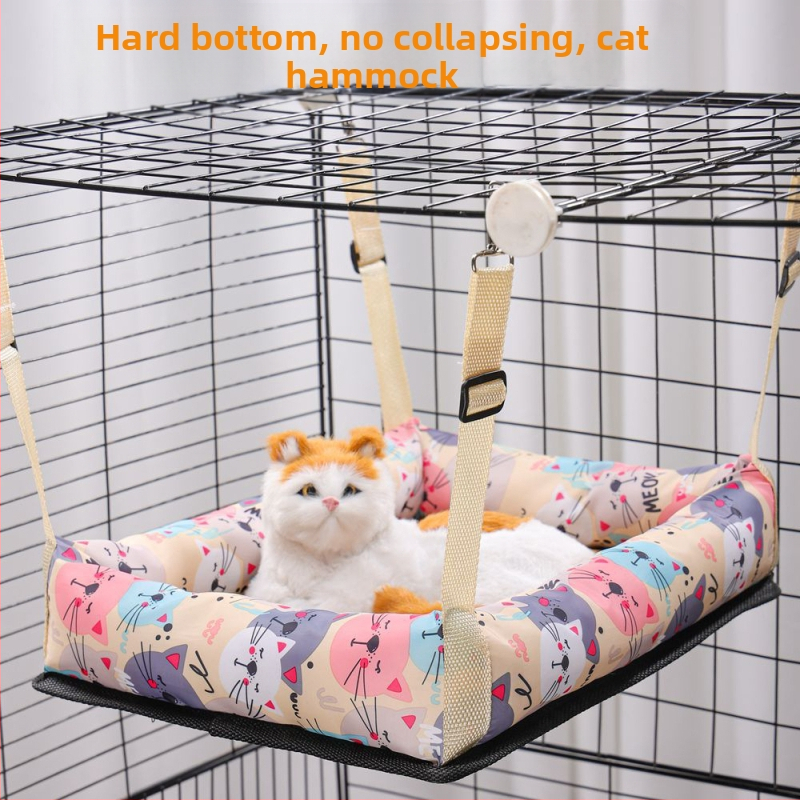 Γάτα κρεμαστό χαμάκ-φωλιά από ύφασμα – μάρκα Ruyi bear, κατάλληλο για γάτες, φωλιά κατοικίδιων