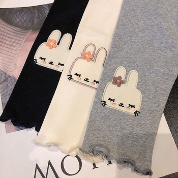 Dječje leggings s visokom udjelom elastičnosti, srednji pojas, glavni materijal kunićje krzno 81-90%, proljeće-jesen, za djecu 8+ godina (visina iznad 140 cm)
