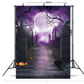 Youge pozadina za fotografiju – vinil pozadina, 3D Halloween tema bundeva, za fotografiranje proizvoda, težina 340 g