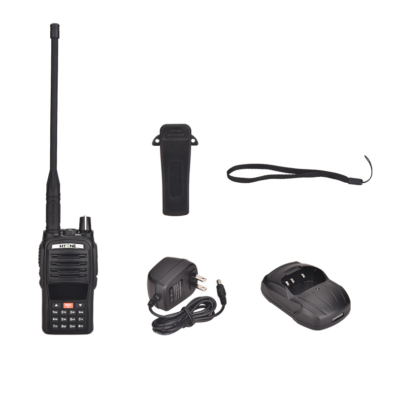 Ručni pomorski spasilački interkom — 128-kanalan, 156.025–163.275 MHz, doseg 5–10 km, litij-ionska baterija 2800 mAh