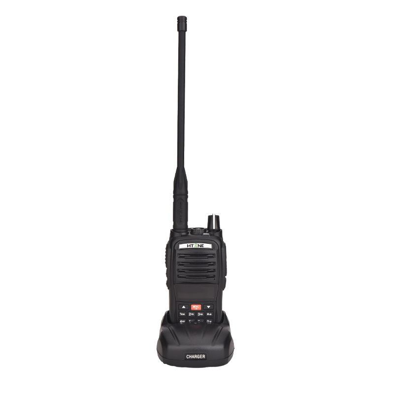 Ručni pomorski spasilački interkom — 128-kanalan, 156.025–163.275 MHz, doseg 5–10 km, litij-ionska baterija 2800 mAh
