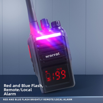 IP68 vodootporni walkie-talkie visoke snage, 12W izlazna snaga, 128 kanala, domet 10–50 km, zaslon