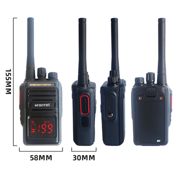 IP68 vodootporni walkie-talkie visoke snage, 12W izlazna snaga, 128 kanala, domet 10–50 km, zaslon