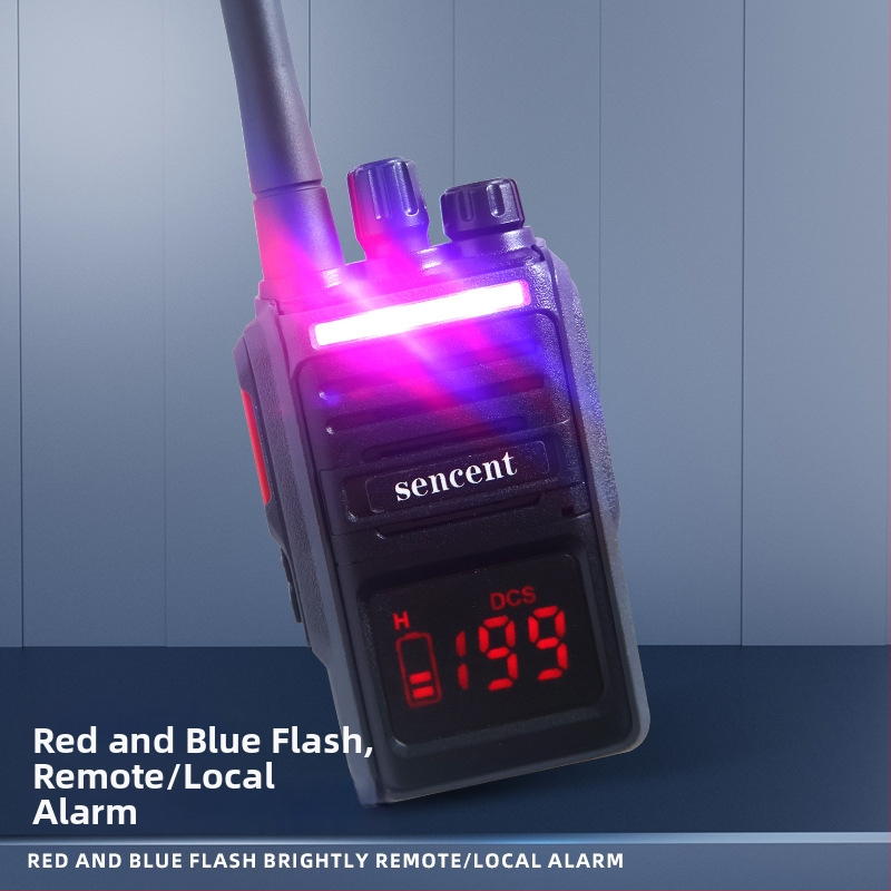 IP68 vodootporni walkie-talkie visoke snage, 12W izlazna snaga, 128 kanala, domet 10–50 km, zaslon