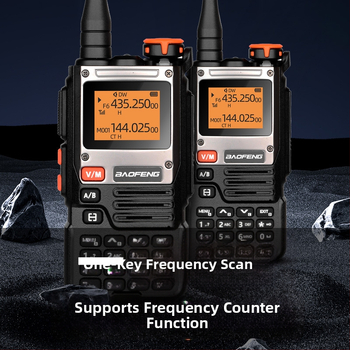 Baofeng UV-K61 automobilna ručna radio, 999 kanala, cijeli raspon frekvencija, izlazna snaga 5–8 W, domet 3–5 km, litijska baterija 2600 mAh
