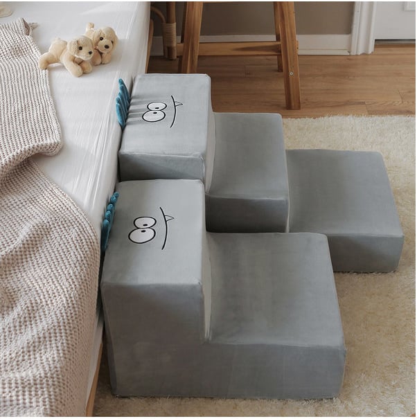 Лестница за домашни любимци за кучета и котки — платнена конструкция; Joyful-Melody марка; гнездо за кучета.