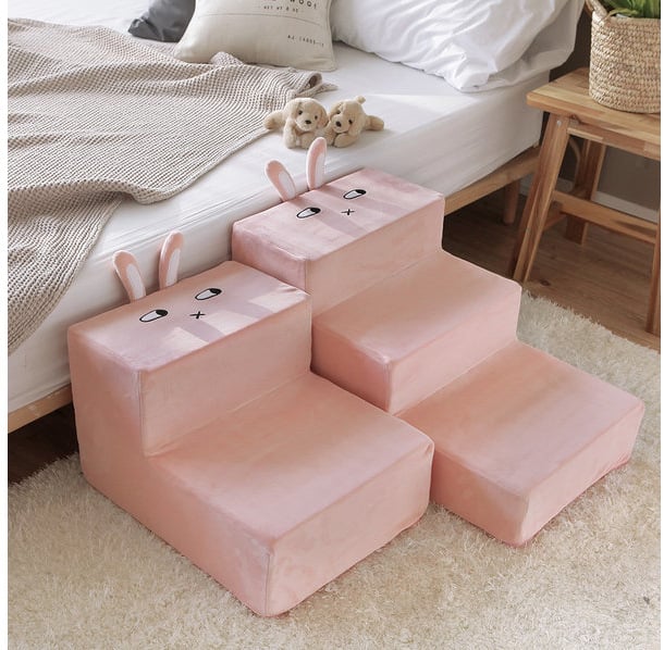 Лестница за домашни любимци за кучета и котки — платнена конструкция; Joyful-Melody марка; гнездо за кучета.